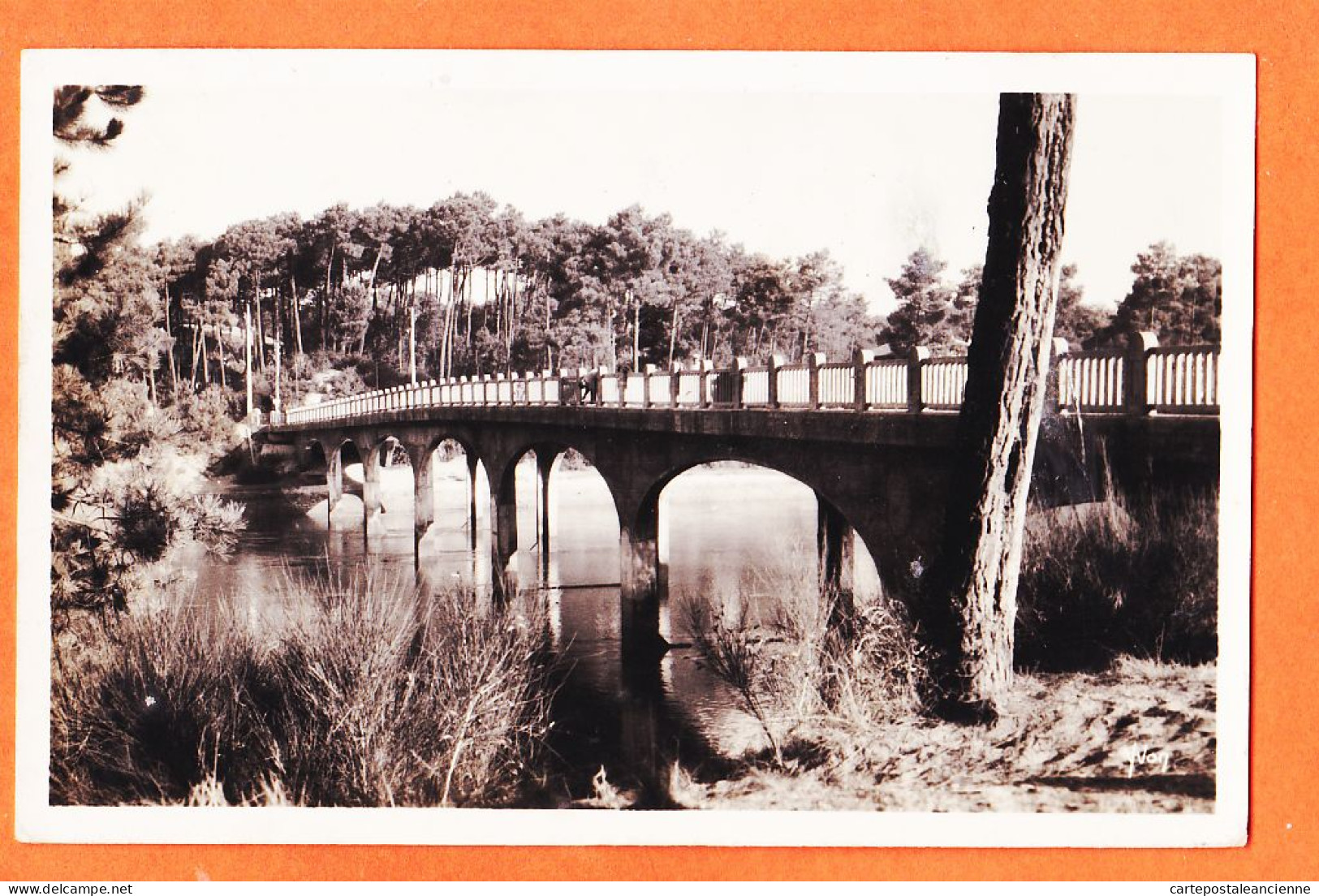 01378 / HOSSEGOR 40-Landes La Passerelle Cote D'Argent 1934 à NATHAN Avenue Felix Faure Paris Photo-Bromure YVON 1 - Hossegor