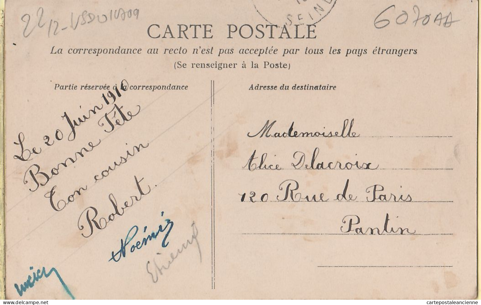 01479 / ROCHEFORT-sur-TERRE (56) Le Calvaire Descente De La Croix 1910 à DELACROIX Pantin-H.L.M 1909 - Rochefort En Terre