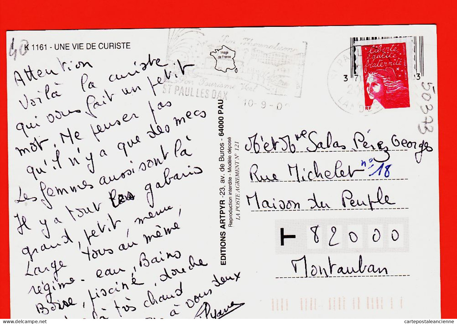 01423 / SAINT-PAUL-LES-DAX 40-Landes Une Vie De Curiste 2002 ARTPYR  K-1161 - Autres & Non Classés