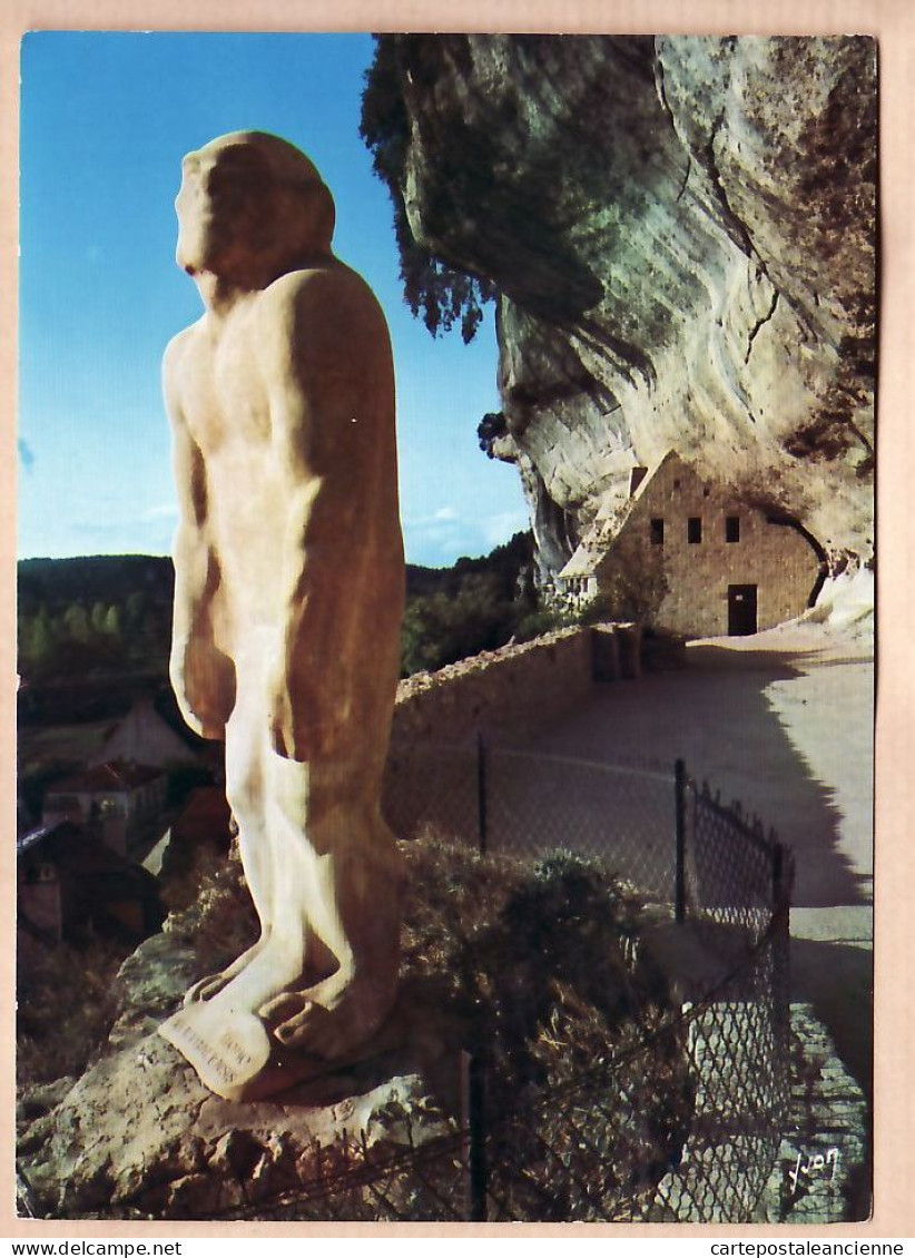 01286 / LES-EYZIES-de-TAYAC Musée National Préhistorique Homme NEANDERTHAL Sculpteur DARDE (1930) YVON 80-24-DORDOGNE - Autres & Non Classés