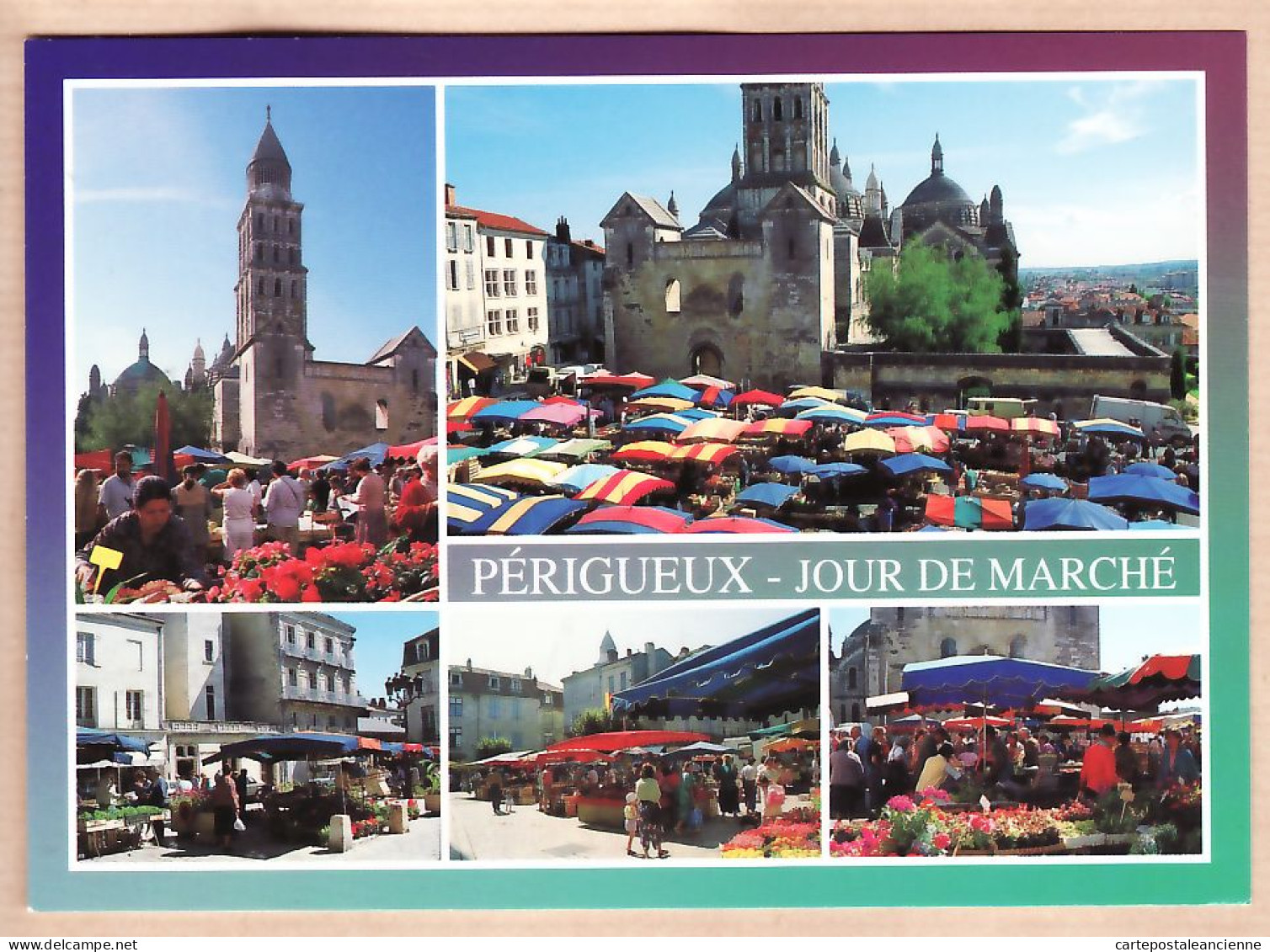01187 / ⭐ PERIGUEUX Le MARCHE Multivues 1990s - RENE De MARSAC N° 3.743 / 24-DORDOGNE - Périgueux