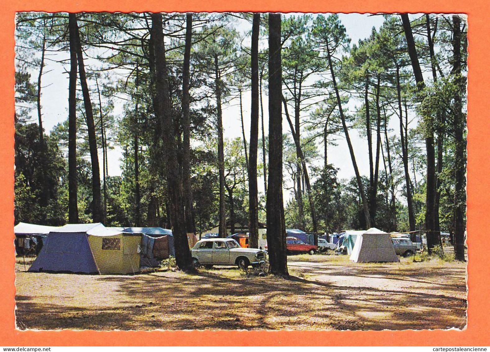 01437 / LEON 40-Landes Camping PUNTAOU PEUGEOT 403 Tentes Caravanes 1960s à David DOUGADOS Rue Dauphine Castres/ PIER - Autres & Non Classés