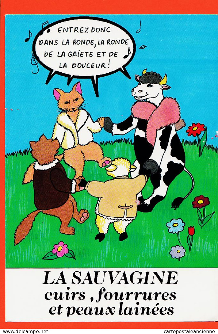 01326 / CARLUX ROUFFILLAC Dordogne LA SAUVAGINE Fourrure Cuir Peaux Lainées Mouton Retourné Cppub 1975s / BOUQUET Auch - Autres & Non Classés