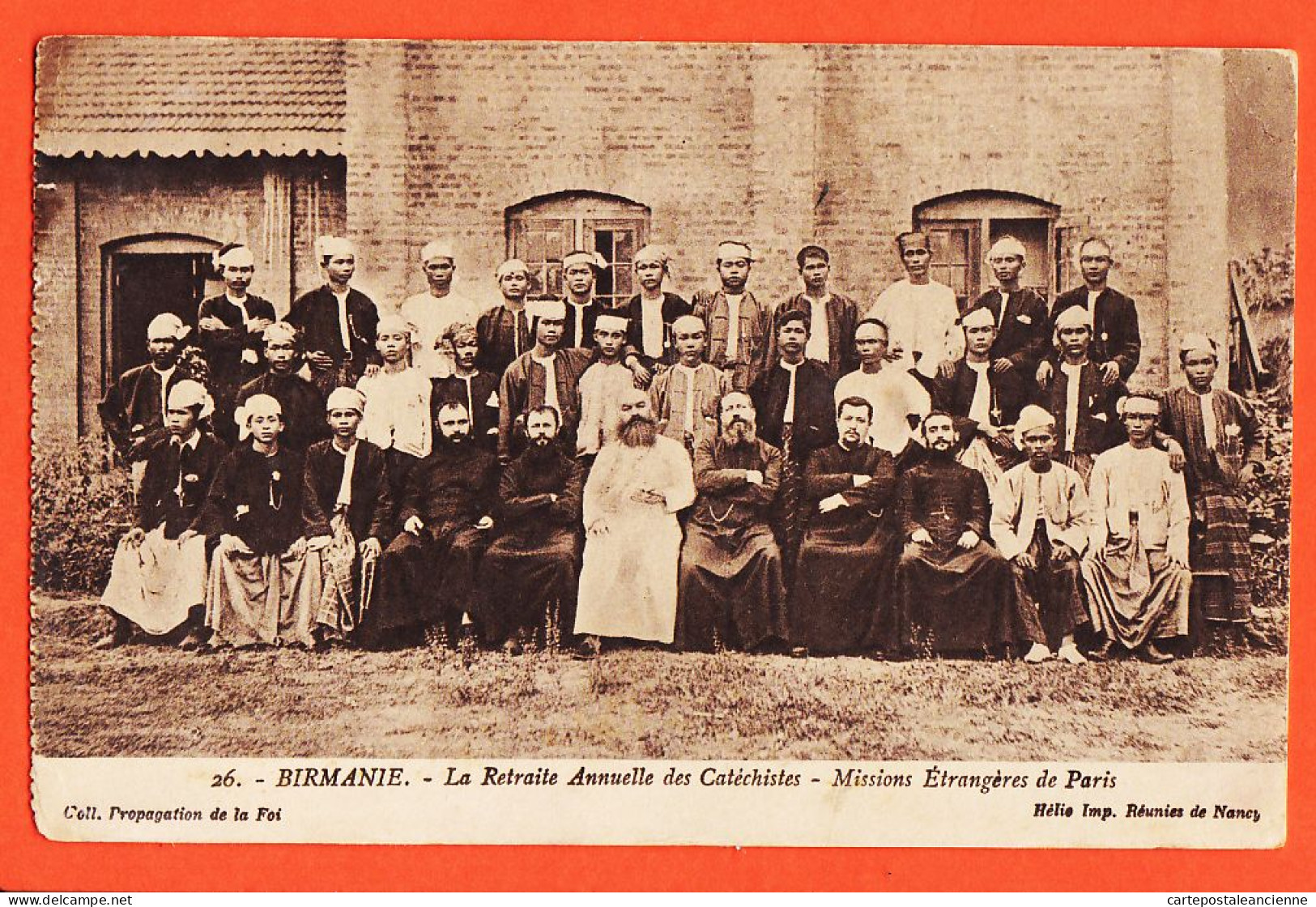 01062  / ⭐ ◉  BIRMANIE Myanmar Burma Retraite Annuelle Catéchistes Missions Etrangères De PARIS 1938 Propagation Foi 26 - Myanmar (Burma)