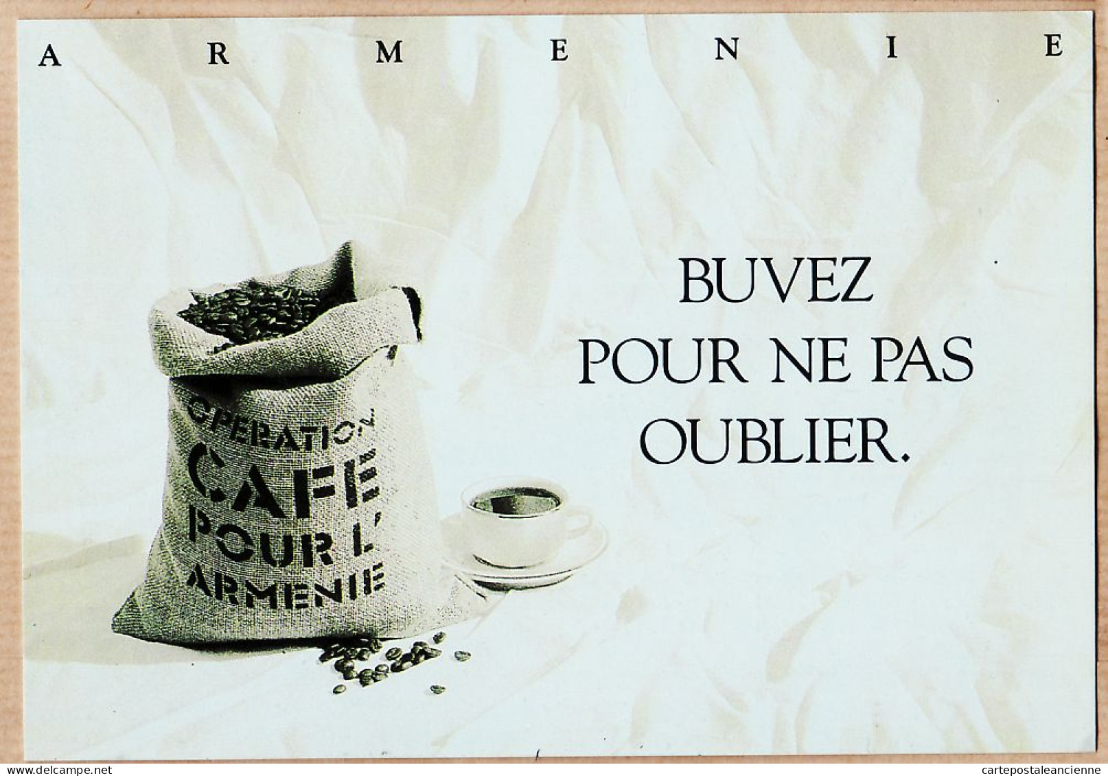 01080  / ⭐ ◉  ARMENIE Opération CAFE Arménia Armenië Armenien Solidaritéavec Les Arméniens Cppub 1980s - Arménie