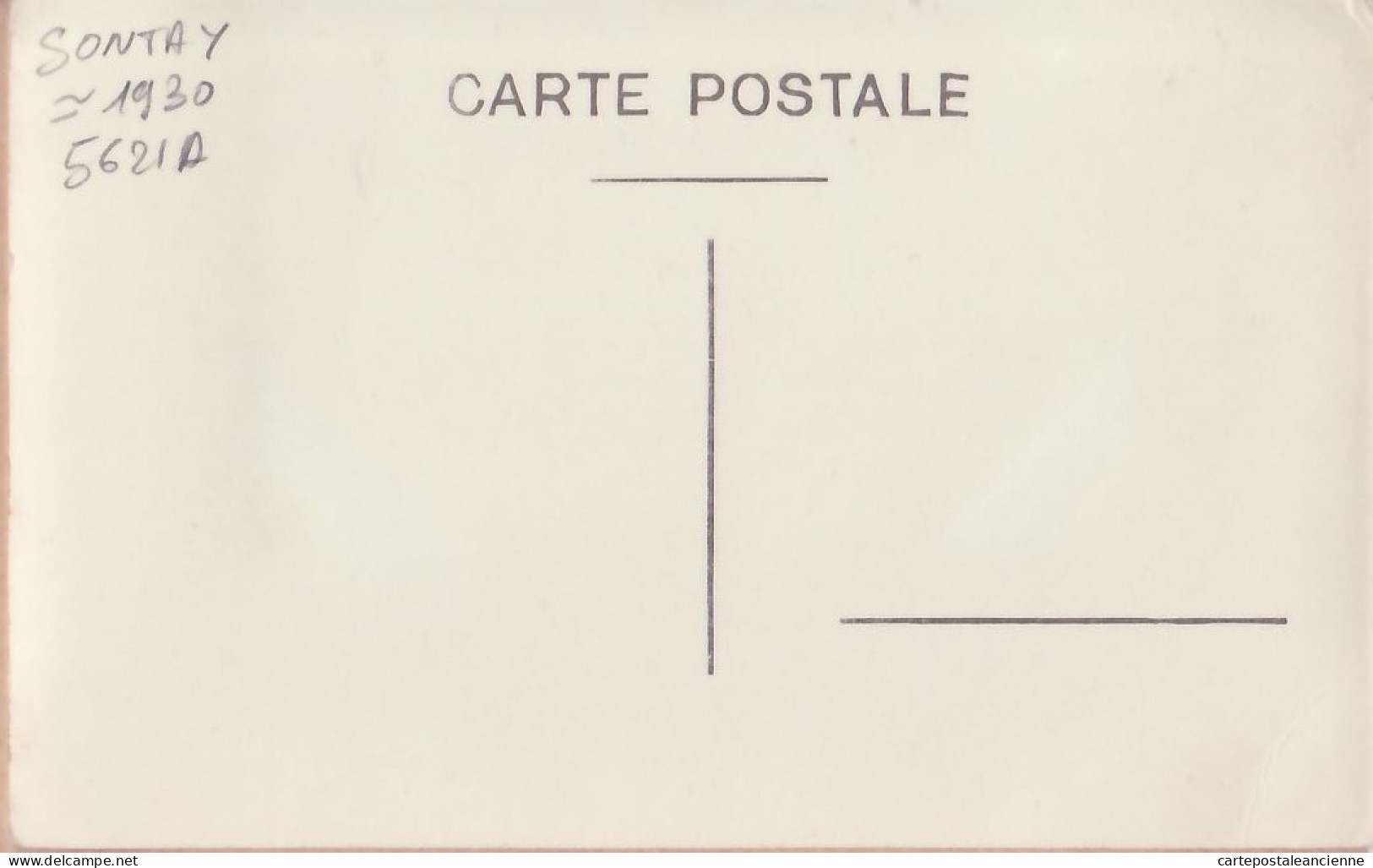 01004 ● Carte-Photo Région TONG SONTAY Rue Lac Parc Jardin 1930s Issue Album ROSSIGNOL 4em RAC Coloniale Indochine - Vietnam