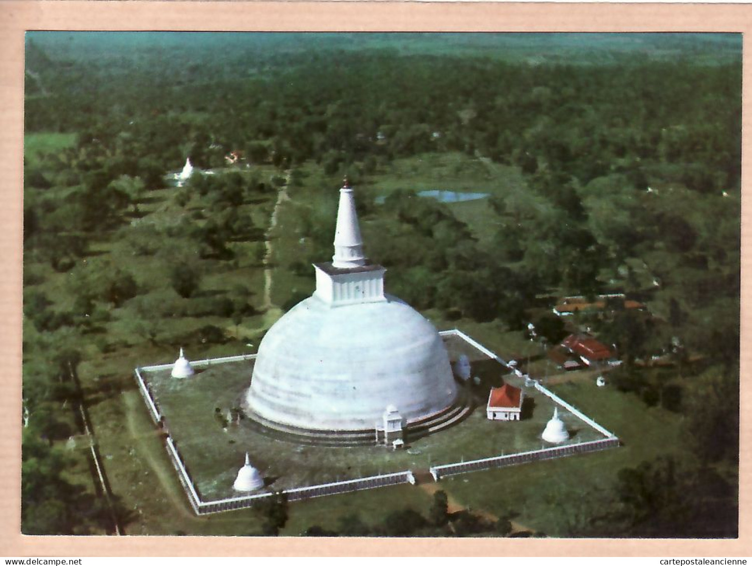 01055 ● ANURADHA PURA Sri-Lanka Aerial View RUWANWELI DAGOBA Built By KING DUTTHA GAMIN Ceylon - Sri Lanka (Ceilán)