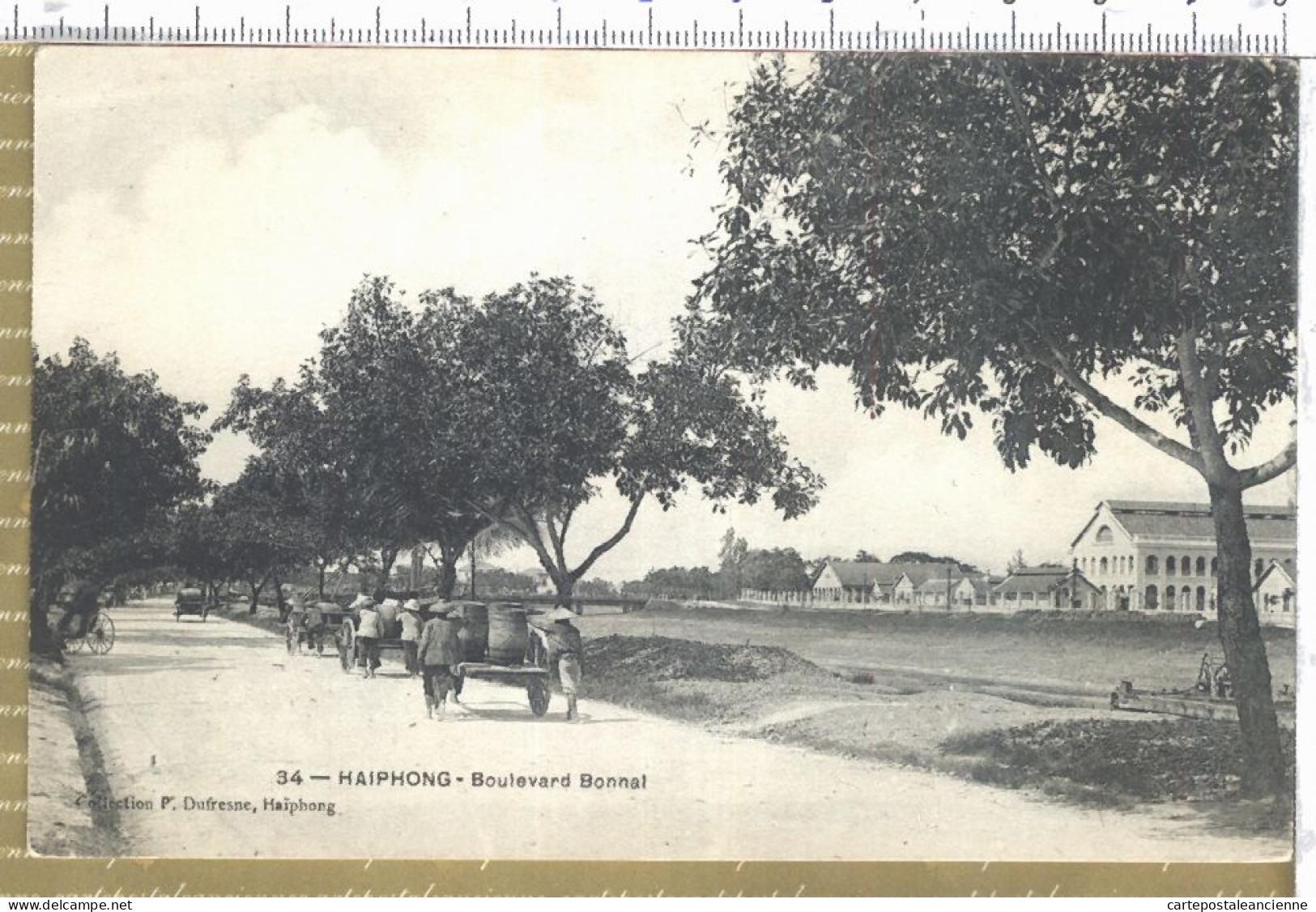 01010 ● HAIPHONG HAÏPHONG 1909 Boulevard BONNAL 1909 à FOLLIET 57 Bv Carreau Hanoï DUFRESNE 34 - Vietnam