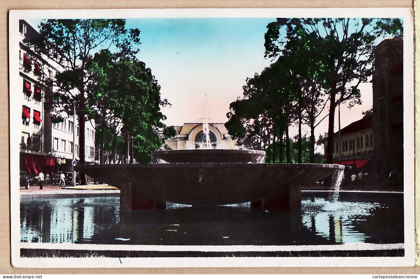 01027 ● Sud Vietnam Indochine SAIGON Jet D'eau Boulevard CHARNER 03.04.1952 Indo-Chine Viet-Nam - Vietnam