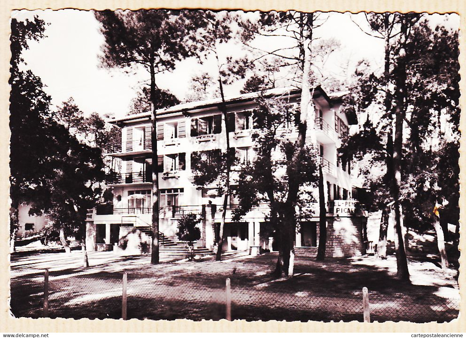 01381 / HOSSEGOR 40-Landes PICARDIE-HOTEL Pension Famille Propriétaire RABY Avenue PALOMBIERE 1950s Photo FITTE ALLARD - Hossegor