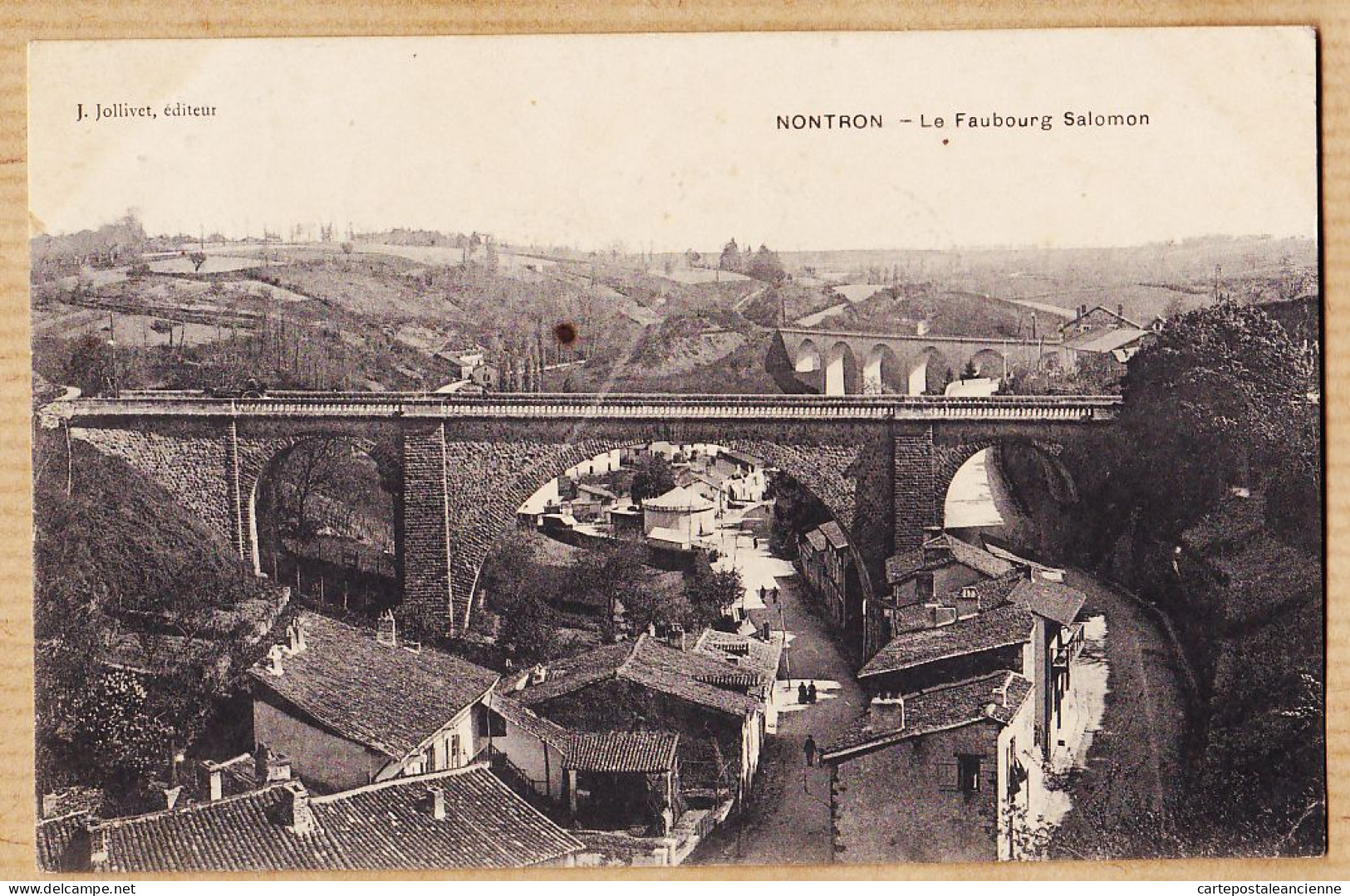 01208 / NONTRON (24) Le Faubourg SALOMON 1907 à VENARD Saint-Anatoly Lanta- JOLLIVET Dordogne - Nontron