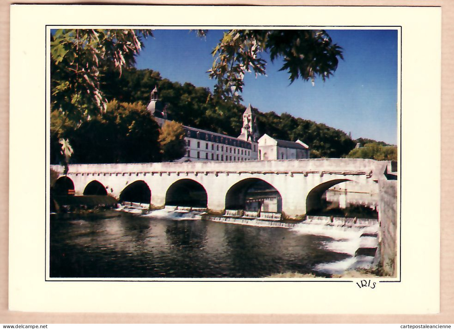 01190 / BRANTOME Ancienne Abbaye CHARLEMAGNE Pont XVIe DROMME 1990s DORDOGNE Reflets PERIGORD - ANGER THEOJAC IRIS 8043 - Brantome
