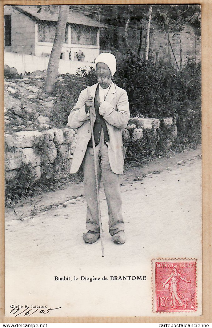 01188 / BRANTOME Dordogne BIMBIT Le Diogene Cliché LACROIX Le 17.06.1905 à CREMIEUX Rue Gramme Paris XV - Brantome