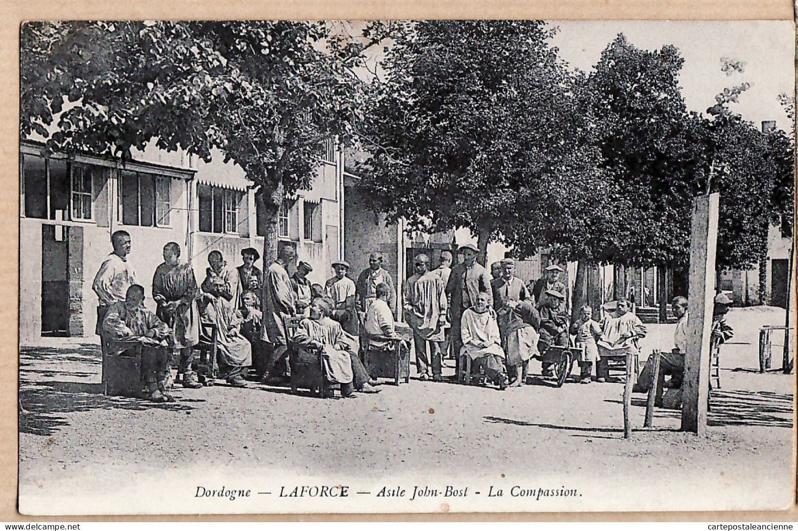 01261 / ♥️ ◉ LAFORCE En Dordogne Asile JOHN BOST Compassion 21.08.1906 à GAU Albiguier Vabre Collection ASTRUC Bergerac - Other & Unclassified