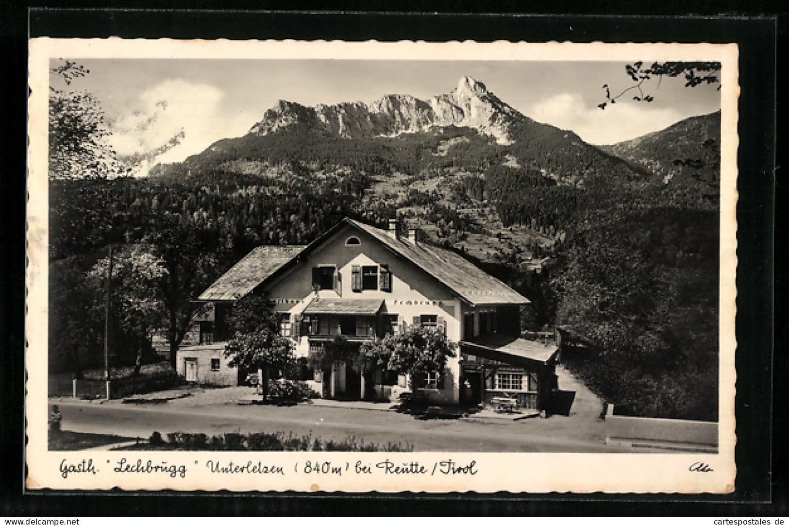 AK Pflach /Tirol, Gasthaus Lechbrugg In Unterletzen  - Autres & Non Classés