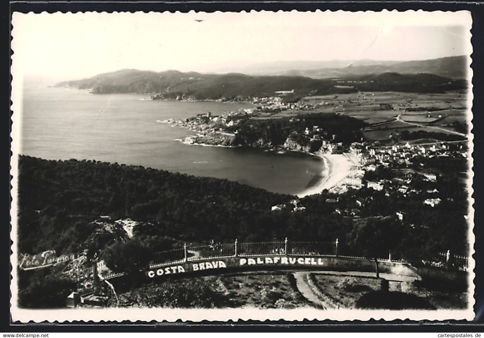 Postal Palafrucell /Costa Brava, Panorama Mit Brücke  - Altri & Non Classificati