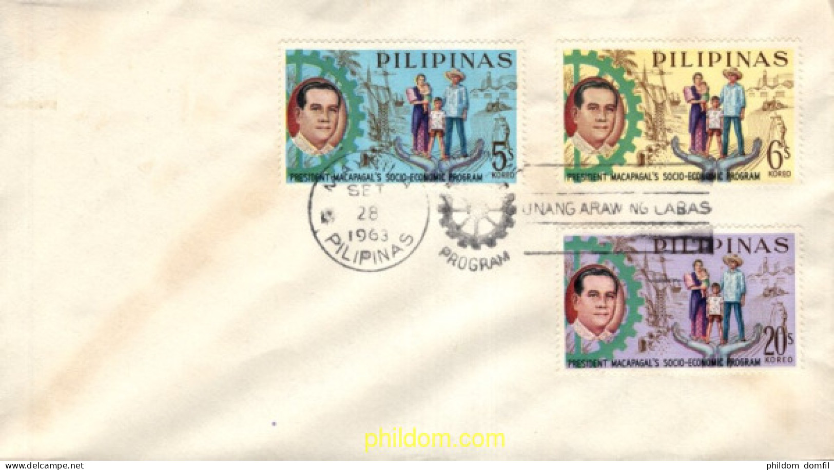 730643 MNH FILIPINAS 1963 PLAN QUINQUENAL - Philippinen