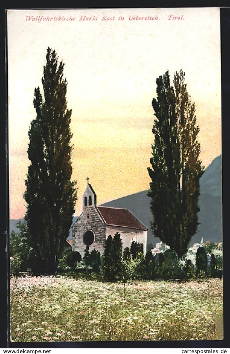 Cartolina Eppan, Die Wallfahrtskirche Maria Rast  - Andere & Zonder Classificatie