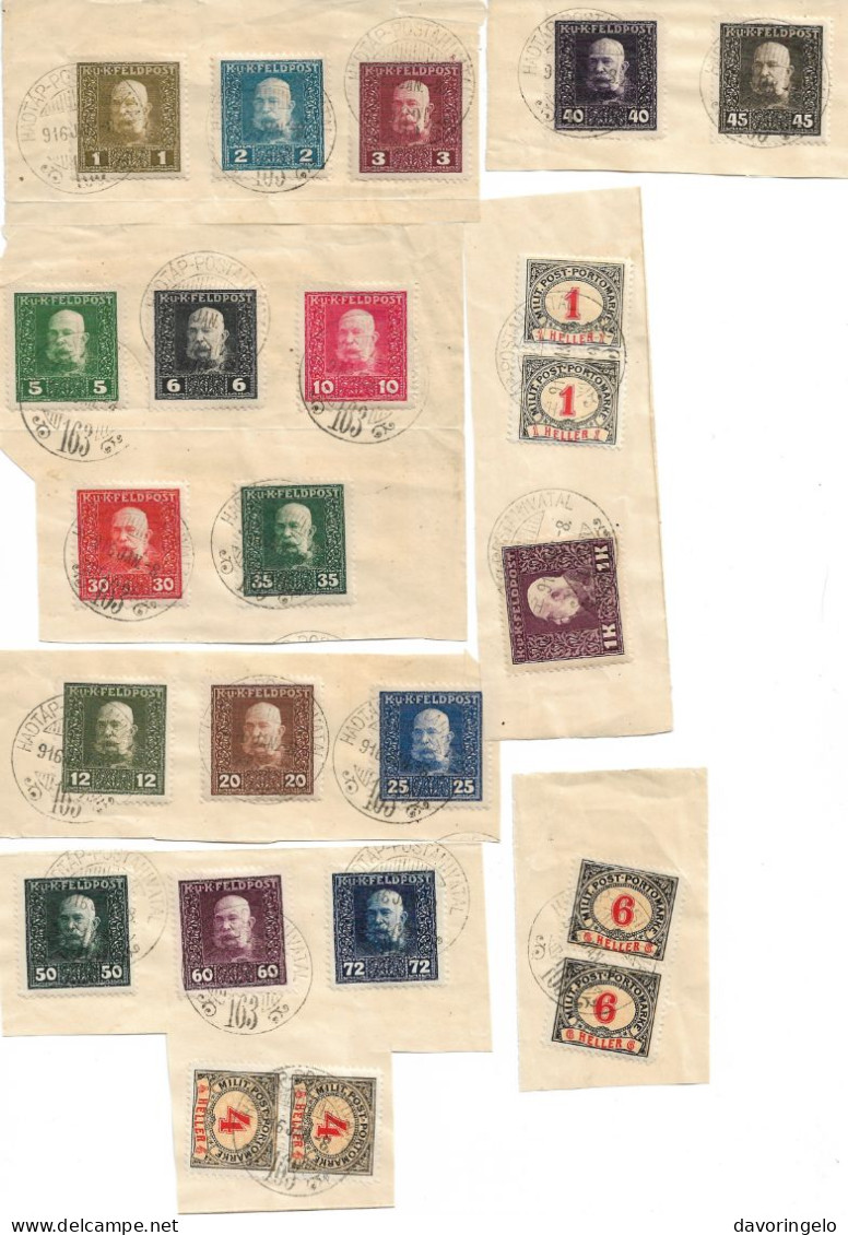 Austro-Hungarian Cancelled Stamps - Gebruikt