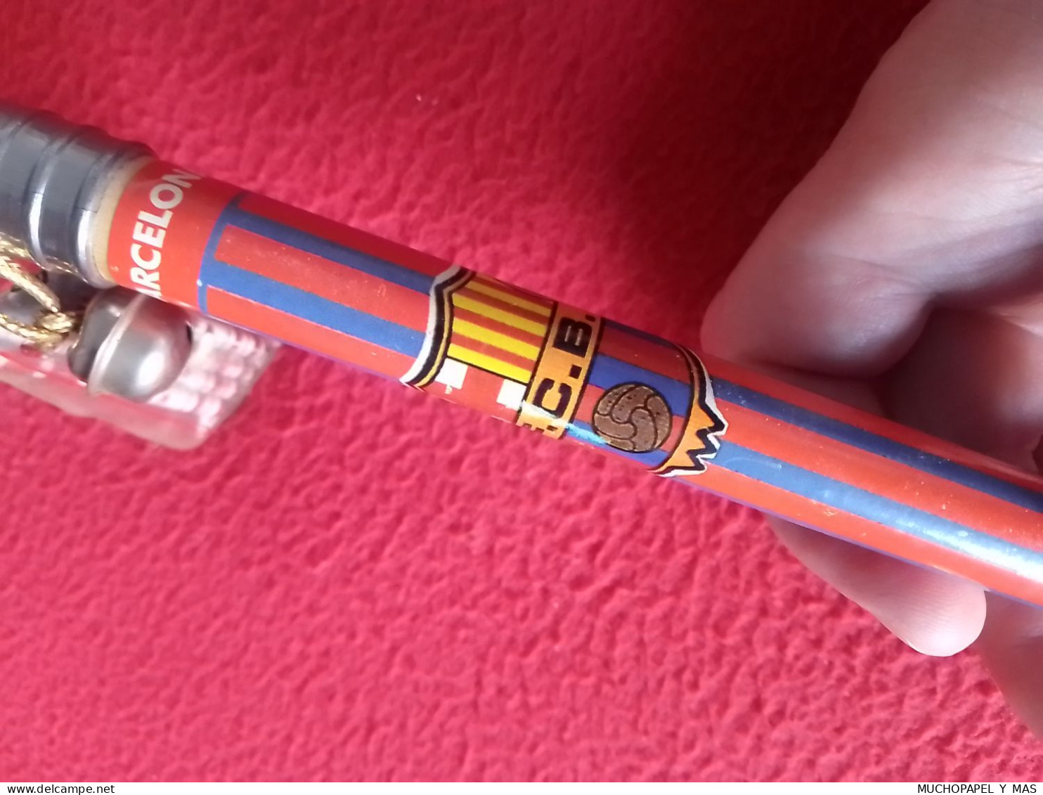 ANTIGUO LÁPIZ GRAN TAMAÑO MERCHANDISING FÚTBOL CLUB BARCELONA BARÇA AÑO 1995 FOOTBALL PENCIL CRAYON BLEISTIFT MATITA.... - Sonstige & Ohne Zuordnung