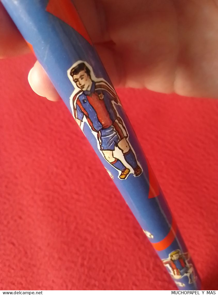 ANTIGUO LÁPIZ GRAN TAMAÑO MERCHANDISING FÚTBOL CLUB BARCELONA BARÇA AÑO 1995 FOOTBALL PENCIL CRAYON BLEISTIFT MATITA....