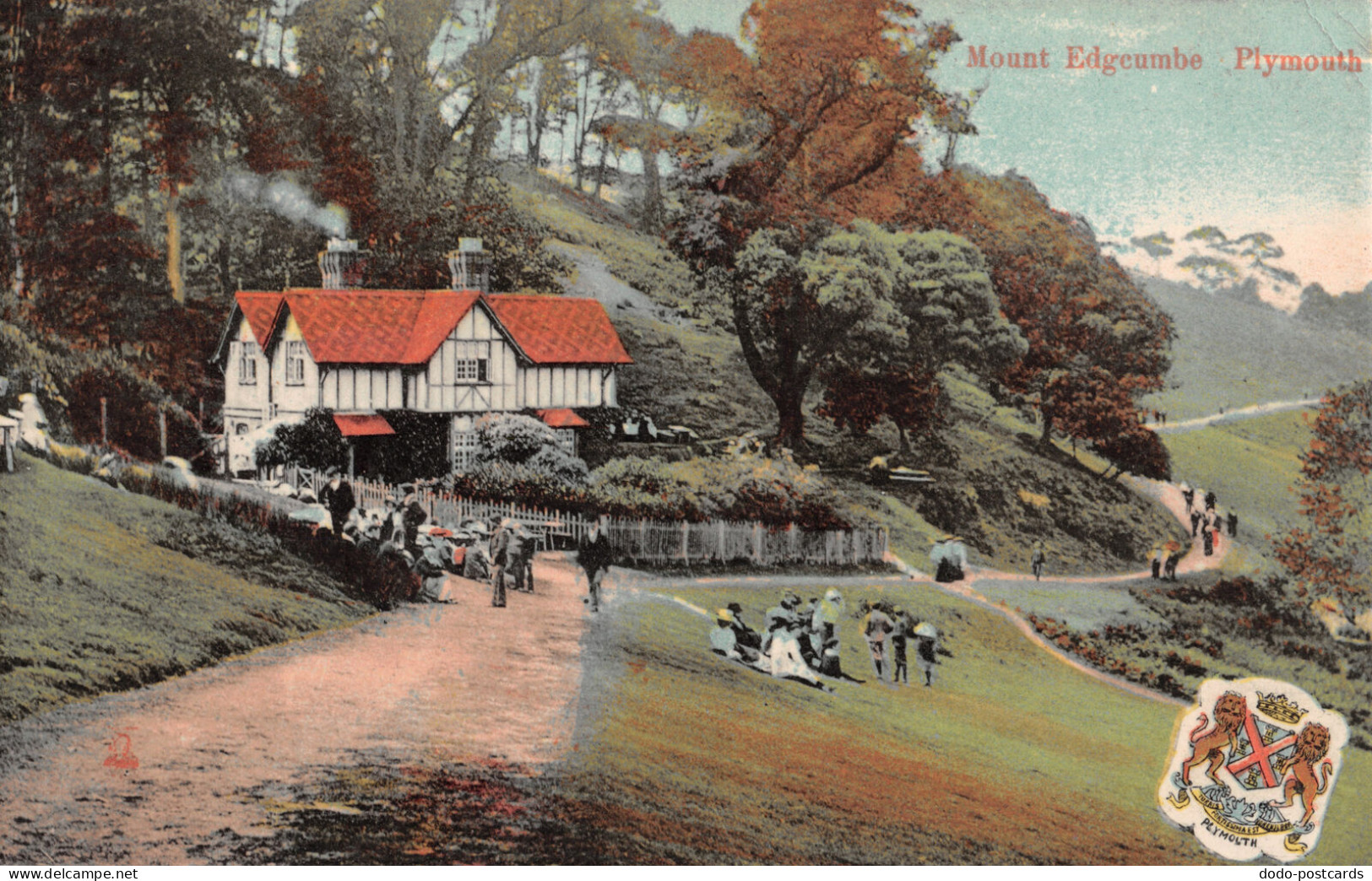 R332821 Mount Edgcumbe. Plymouth. The Milton Glazette Series No. 1390. Woolstone - Monde