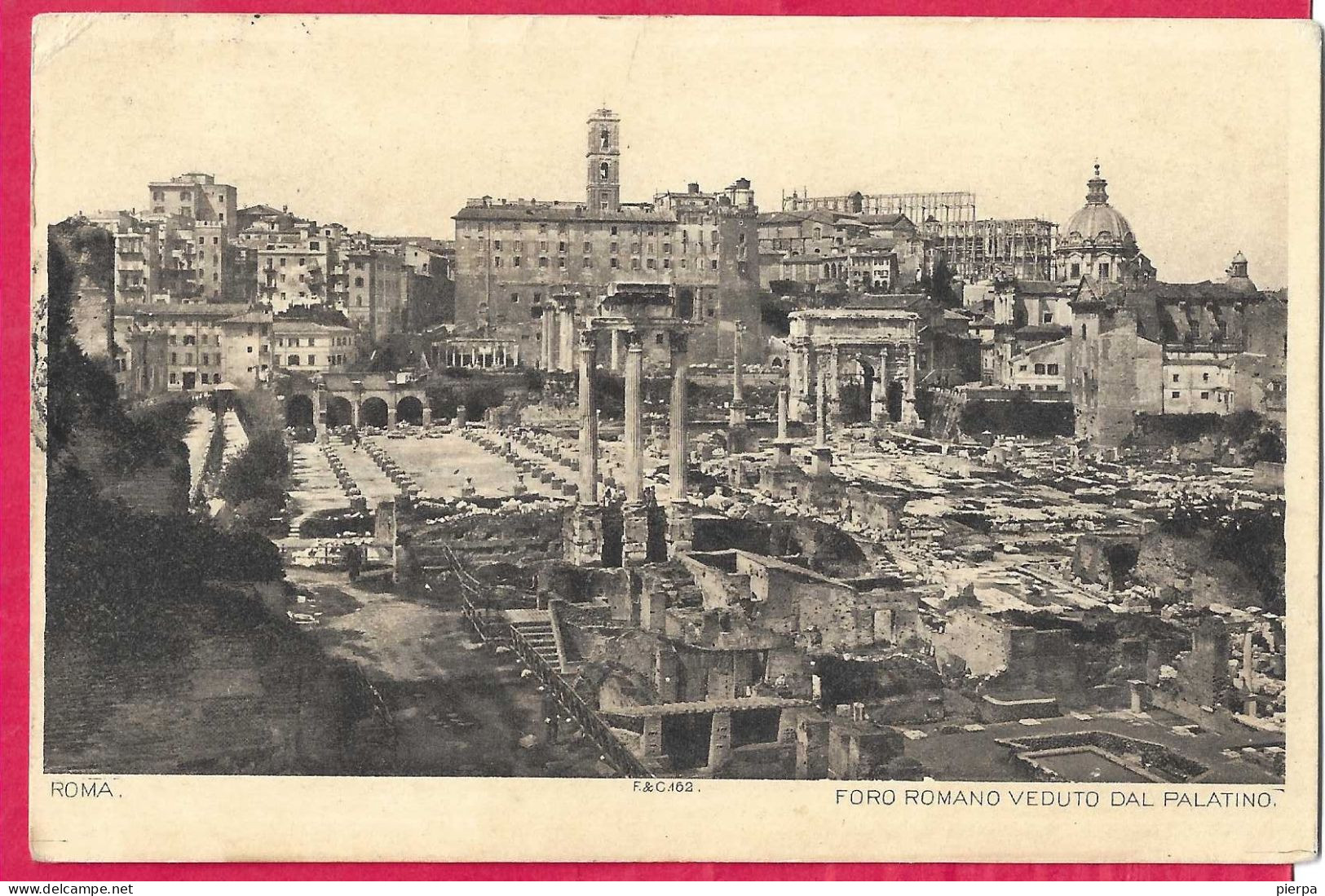 ROMA - FORO ROMANO - FORMATO PICCOLO - VIAGGIATA 1895 PER LA FRANCIA - Autres Monuments, édifices