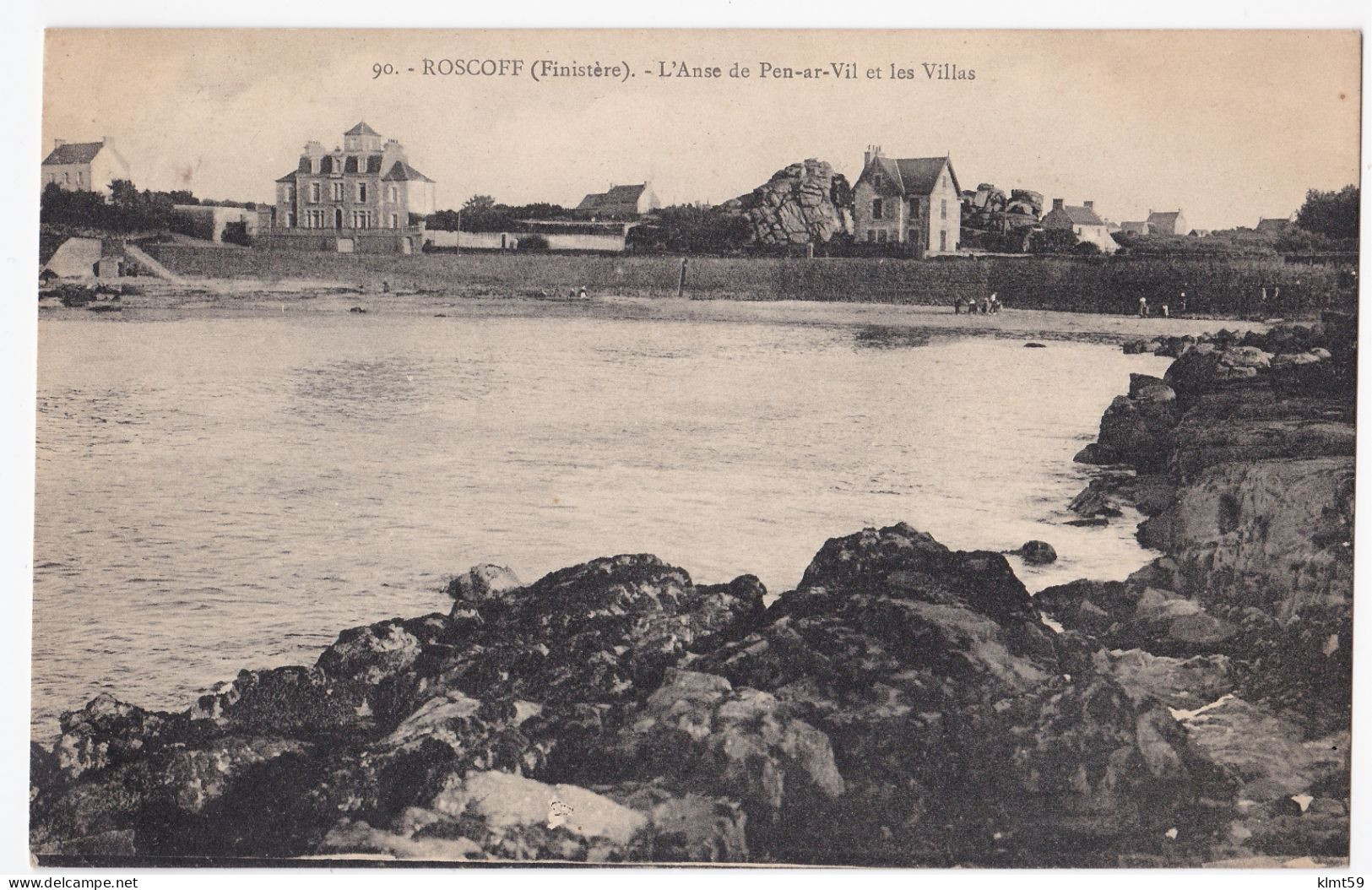 Roscoff - L'Anse De Pen-ar-Vil Et Les Villas - Roscoff