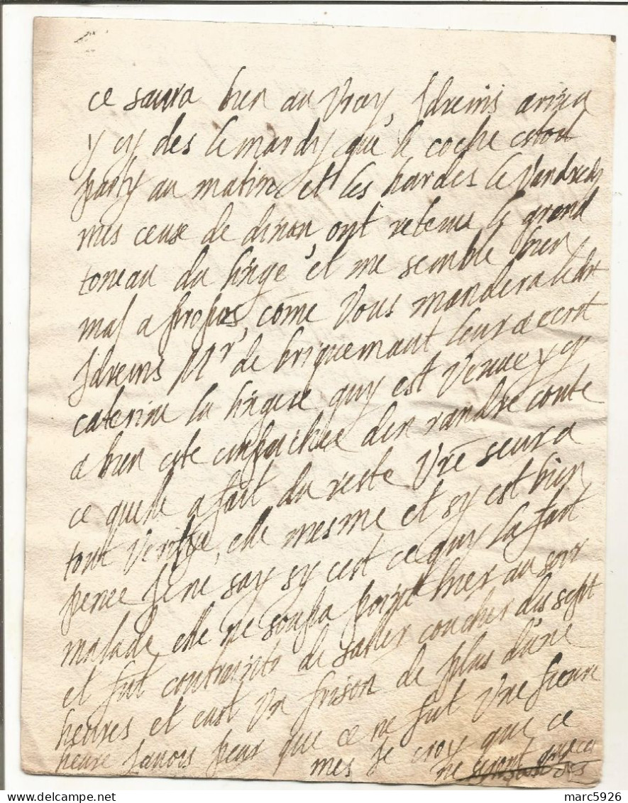 N°2035 ANCIENNE LETTRE DE ELISABETH DE NASSAU A SEDAN A MON FILS DATE 1641 - Historical Documents