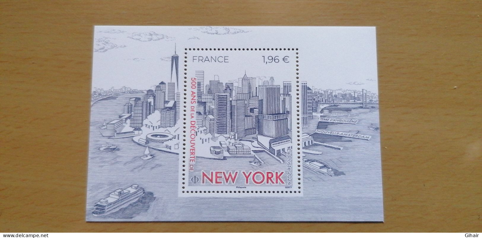 (2024) New York, 500 Ans De La Découverte. - Unused Stamps