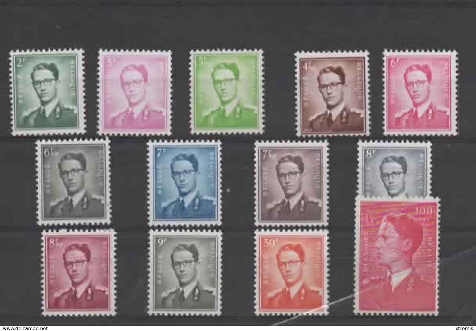 COB 1066/75 - 1958 - SM Le Roi Baudoin - Type Marchand - Unused Stamps