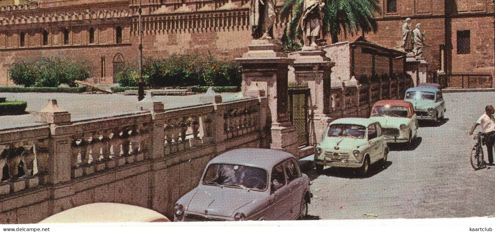 Palermo: FIAT 1100, 600, 1100-103, 1400 - La Cattedrale - (Italia) - Turismo