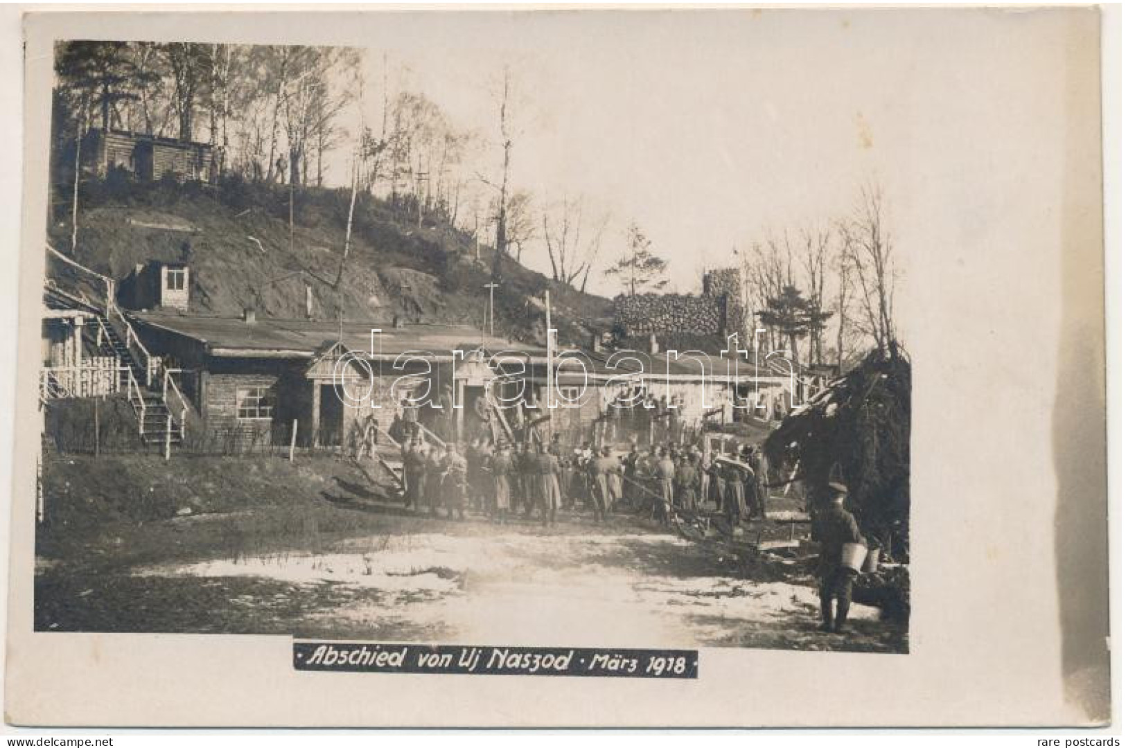 Nasaud 1918 - WWI German Military, Soldiers' Farewell. - Bistrita - Romania