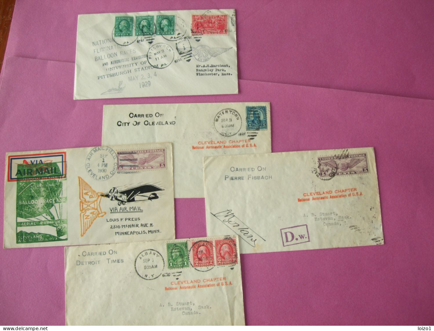 Aérostation 1929/1930 - Used Stamps