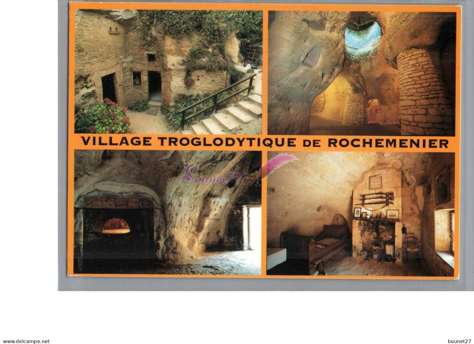 DOUE LA FONTAINE 49 - Le Village Troglodytique De ROCHEMENIER LOURESSE Maison Troglodyte - Doue La Fontaine