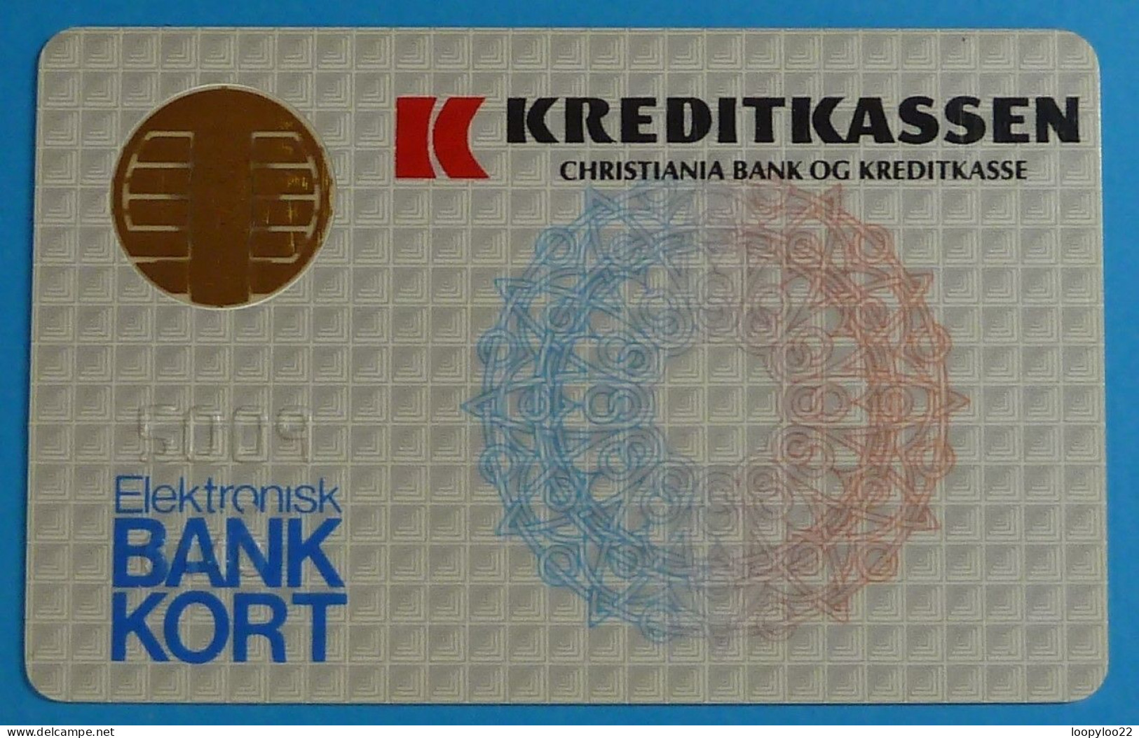 NORWAY - CP8 Smartcard Honeywell Bull - Bank Trial - Kreditkassen - Christiania - Noorwegen