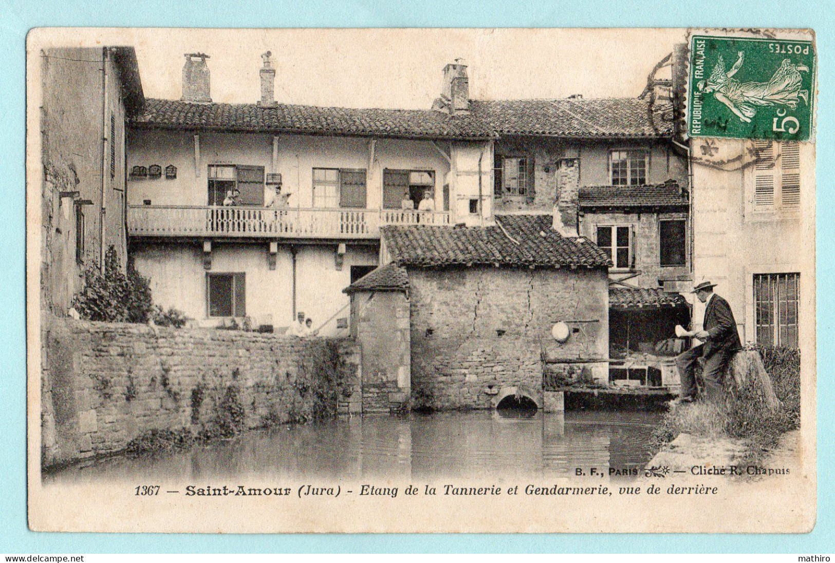 SAINT- AMOUR - Etang De La Tannerie Et Gendarmerie, Vue De Derrière - Other & Unclassified