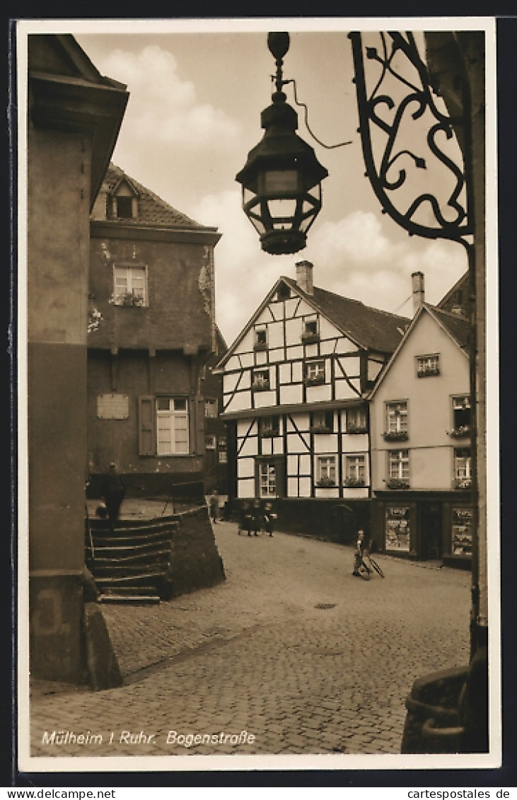 AK Mülheim / Ruhr, Blick In Die Bogenstrasse  - Mülheim A. D. Ruhr