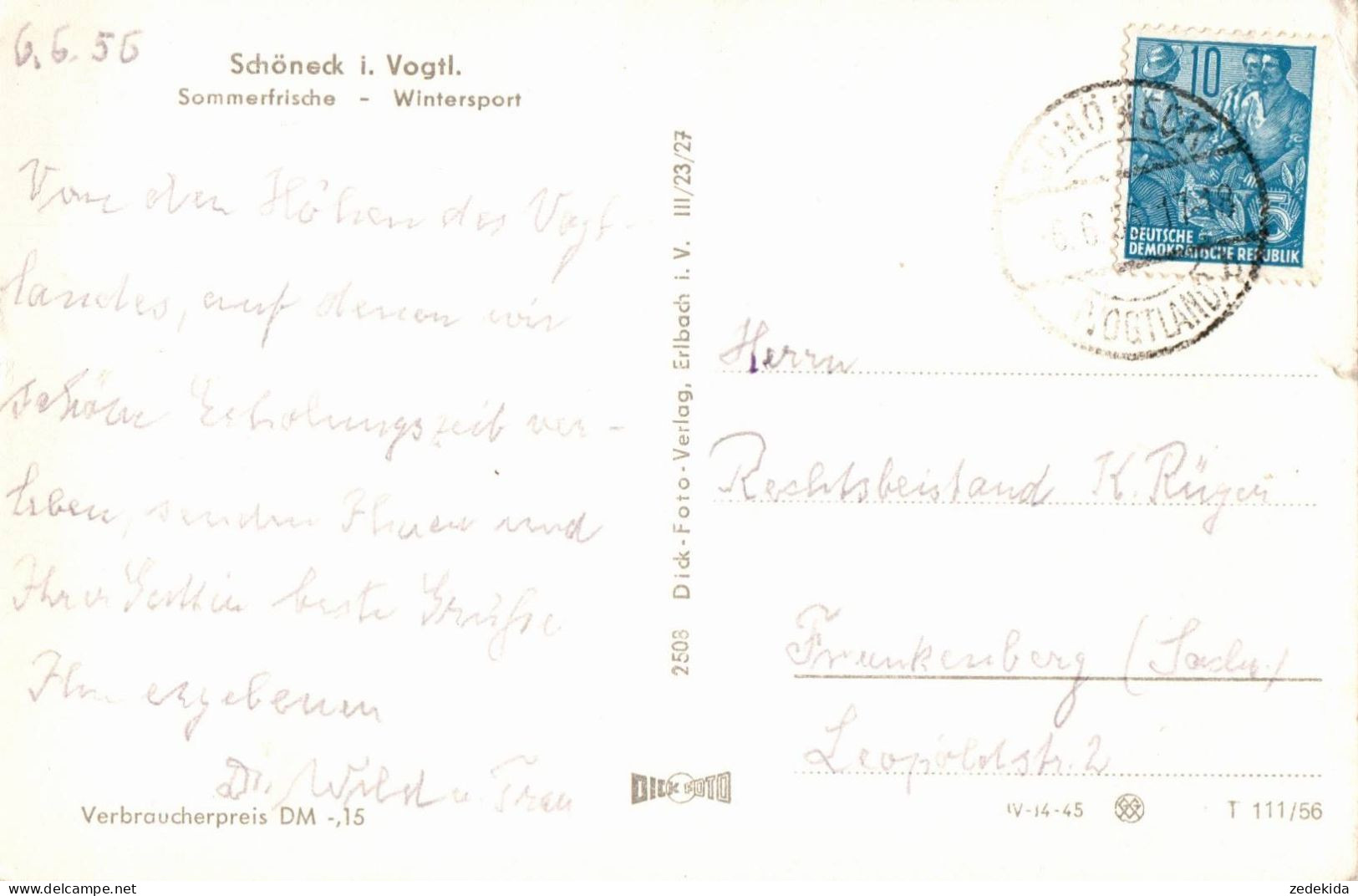 H2236 - Schöneck Vogtland - Verlag Dick - Vogtland