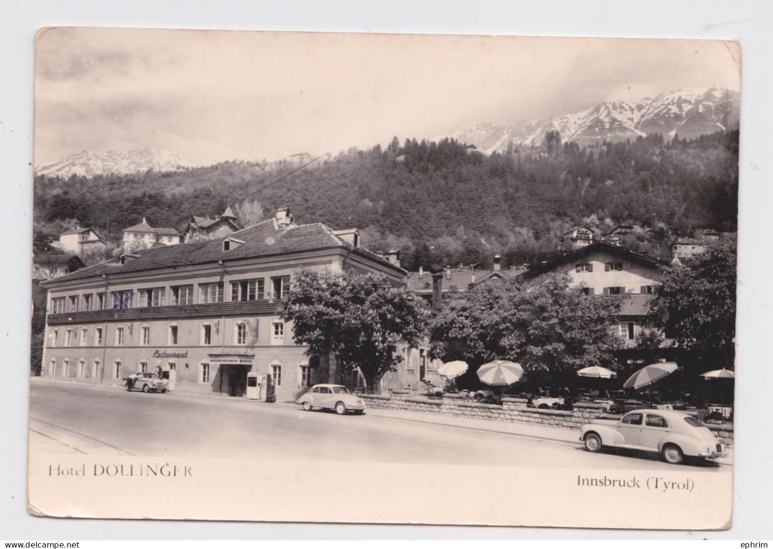 Innsbruck Tyrol Hôtel Dollinger Pompe à Carburant Essence Petrol Pump - Innsbruck