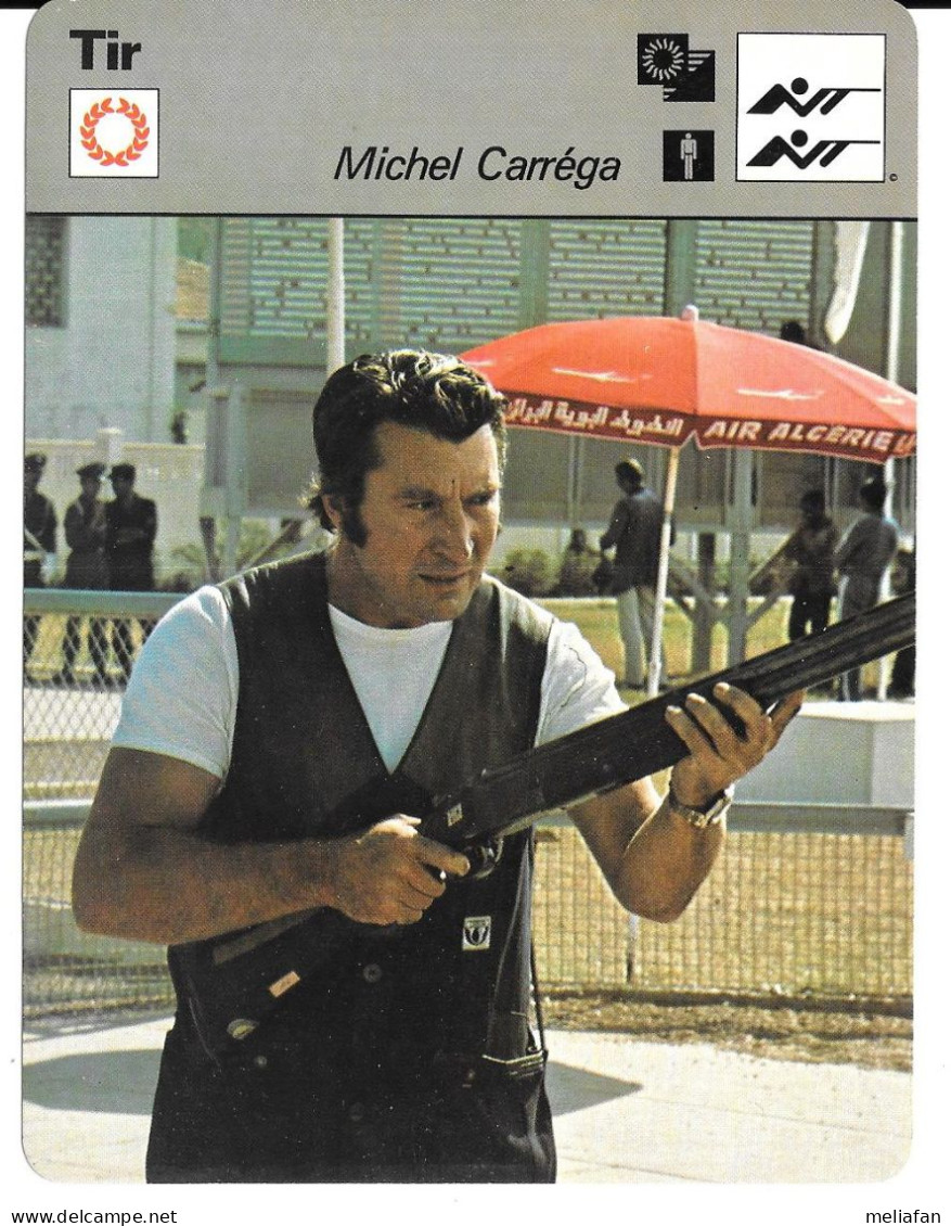 GF2071 - FICHES EDITION RENCONTRE - TIR A LA CARABINE - MICHEL CARREGA - Other & Unclassified