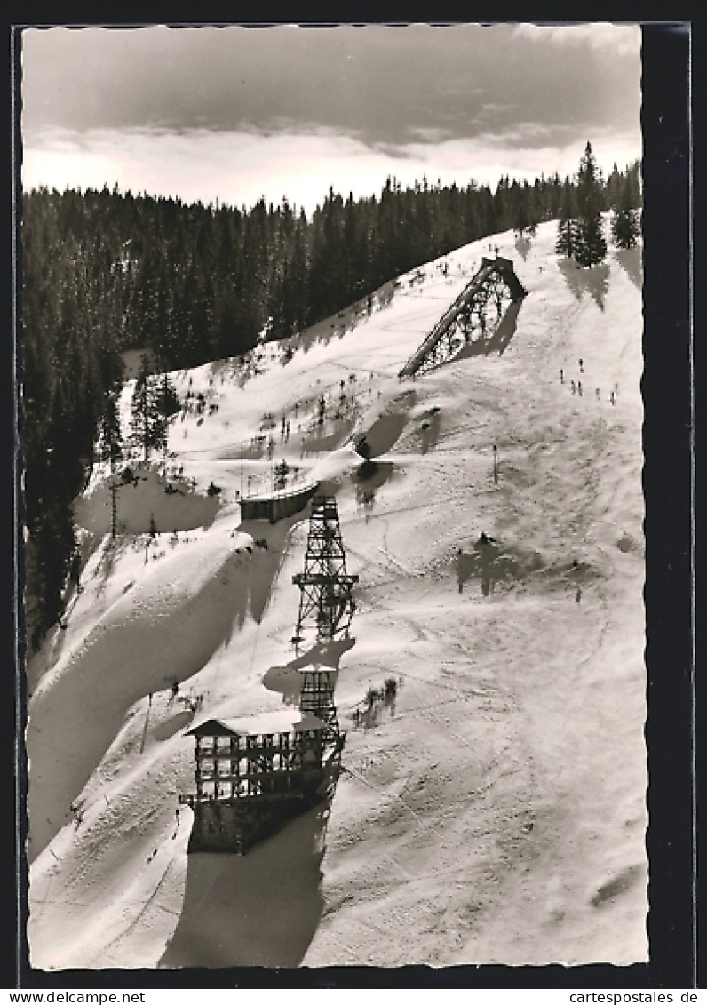 AK Feldberg / Schwarzwald, Skistadion Im Schnee  - Feldberg