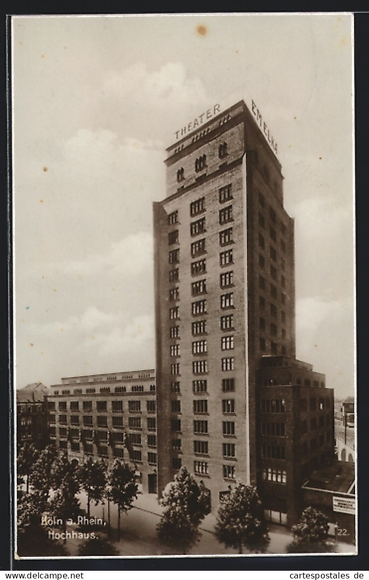 AK Köln-Neustadt, Hochhaus Am Hansaring  - Koeln