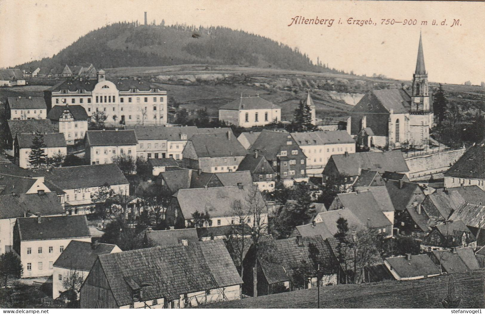 Altenberg  Gel. 1914  Dorfidyll - Altenberg