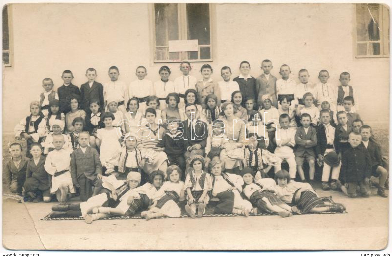 Tulghes 1938 - Seal Scoala Primaria - Harghita - Roumanie