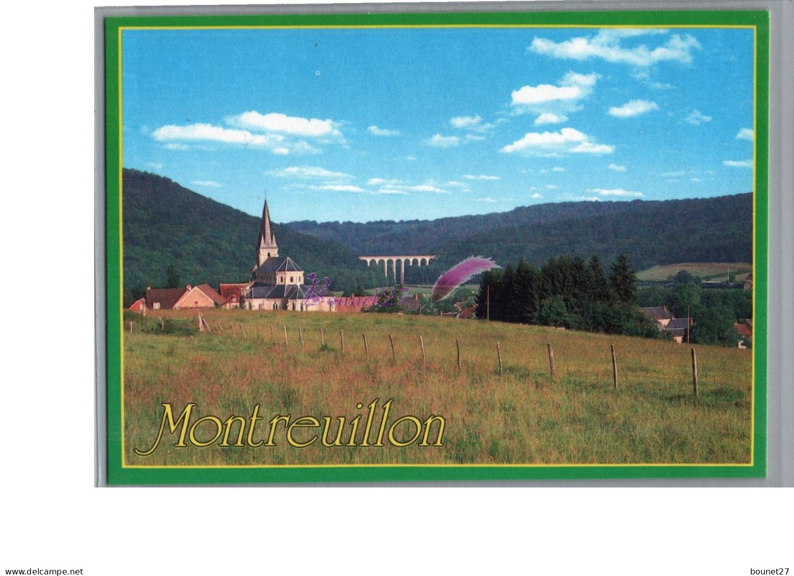 MONTREUILLON 58 - Vue Générale Et L'aqueduc Sur L'Yonne - Sonstige & Ohne Zuordnung