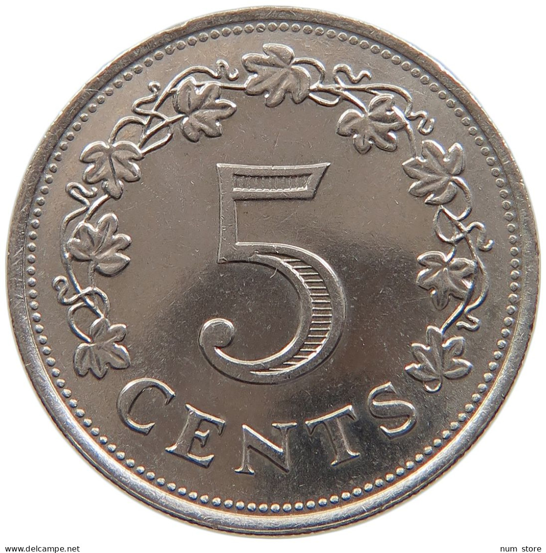 MALTA 5 CENTS 1976 #s105 0099 - Malta