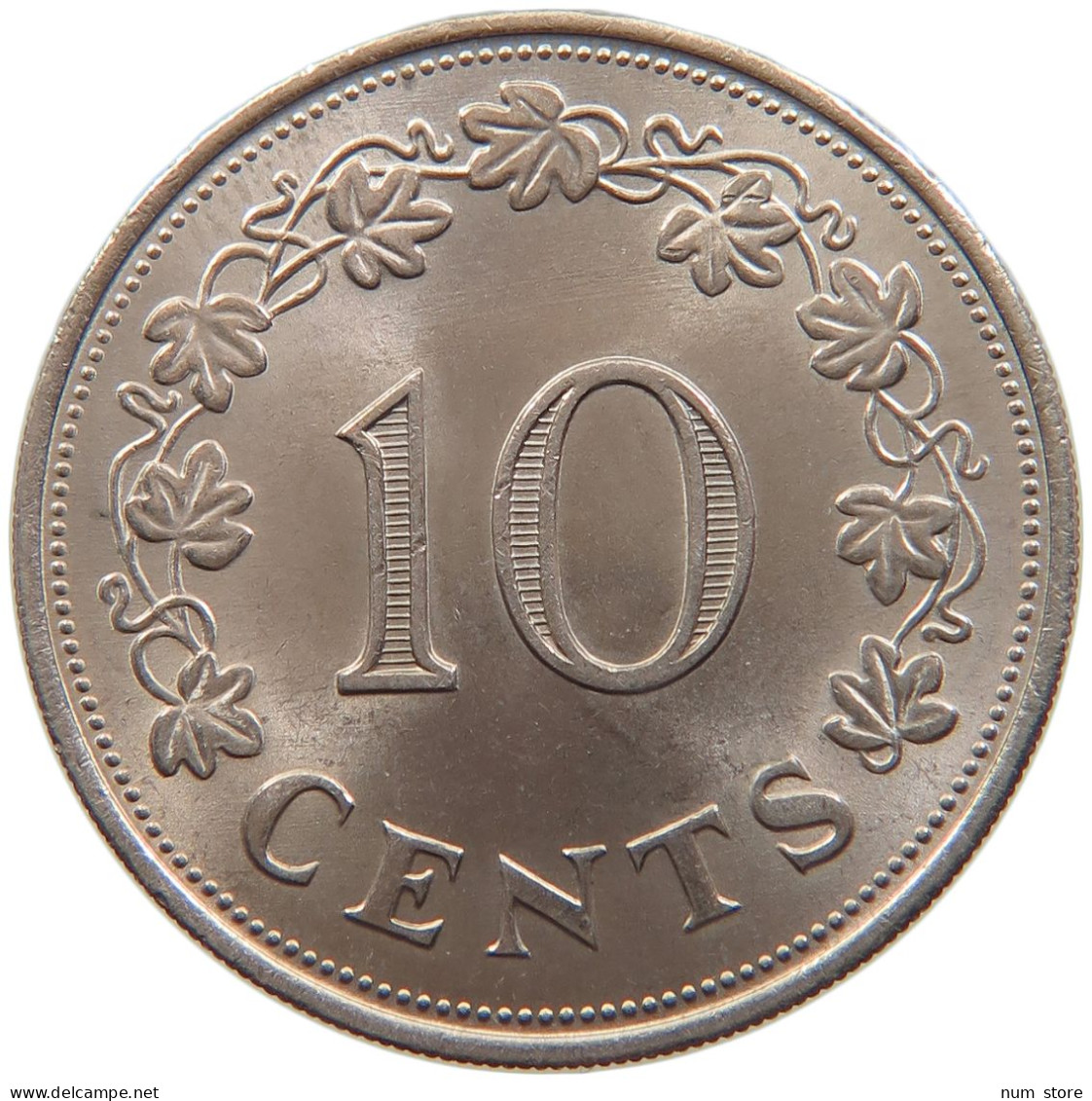 MALTA 10 CENTS 1972 #s105 0035 - Malte