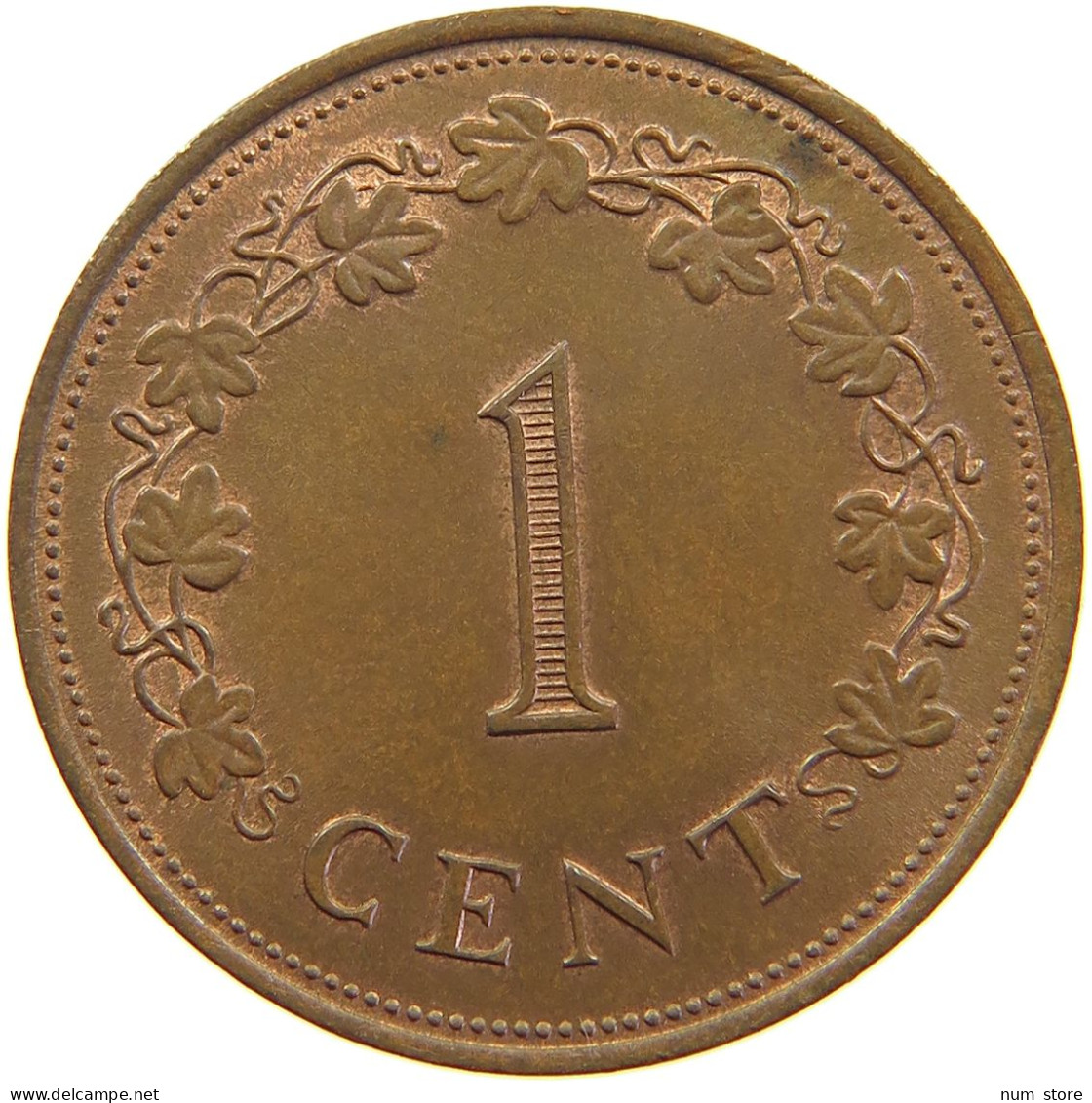 MALTA 1 CENT 1977 #s105 0153 - Malta