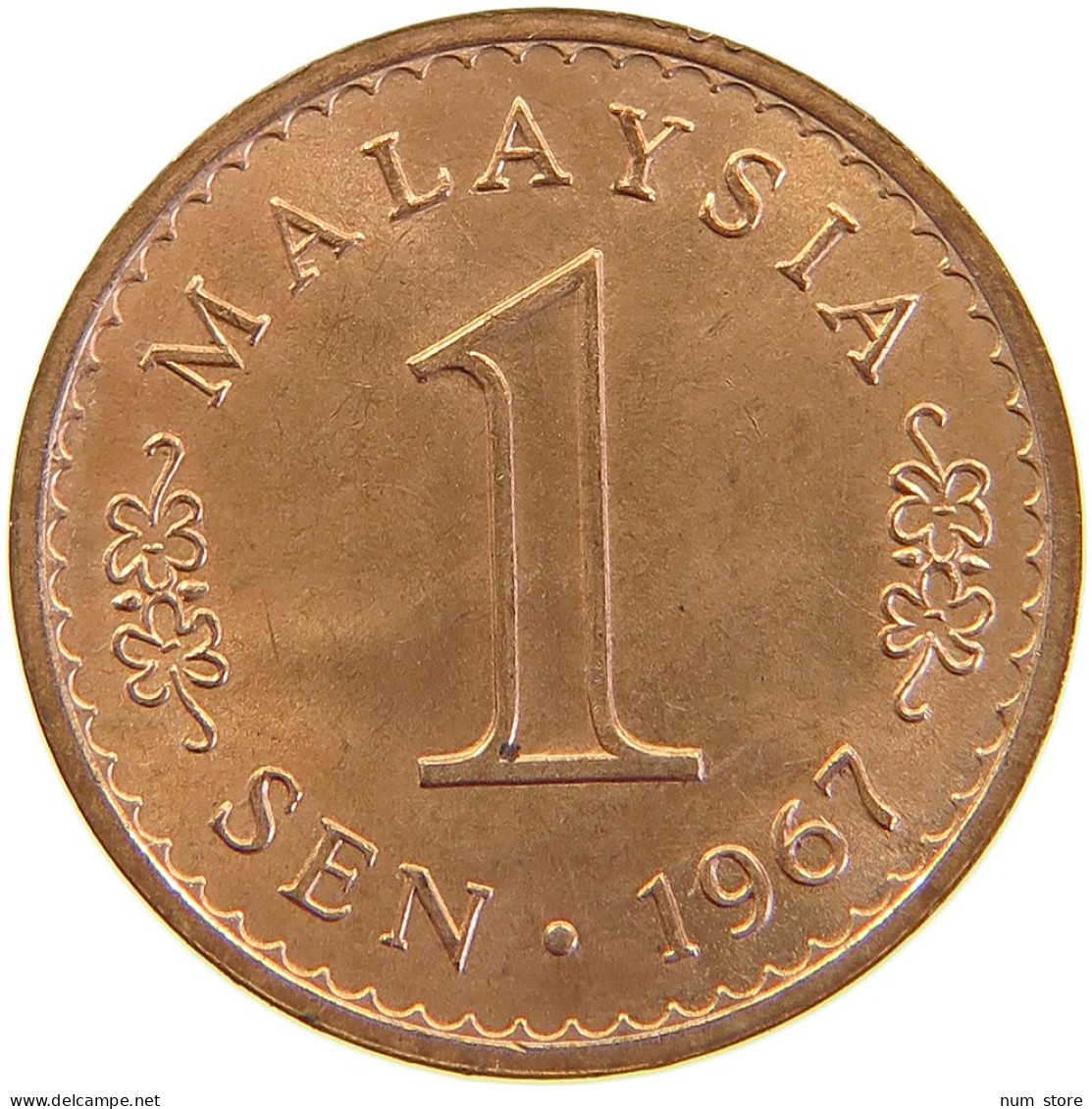 MALAYSIA SEN 1967 #s105 0519 - Maleisië